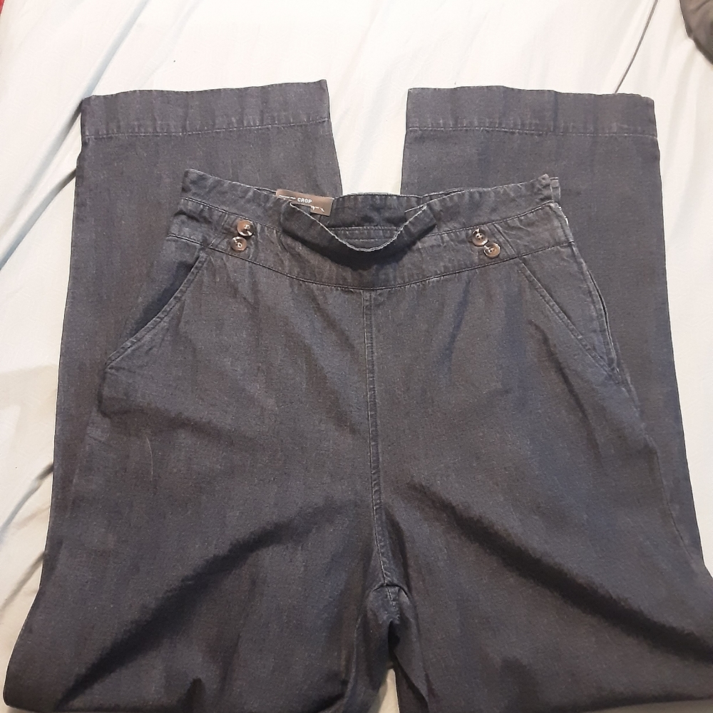 Womens liteweight crop jeans size 14 32" inseam